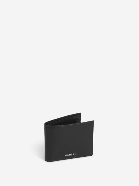 Alexander McQueen LEATHER LOGO WALLET