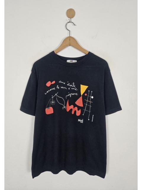 Other Designers Vintage 90s Succ Joan Miro Art Printed Tee shirt