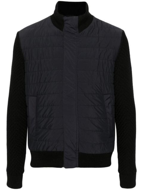 Herno Herno Men Nylon And Wool Bomber Jacket
