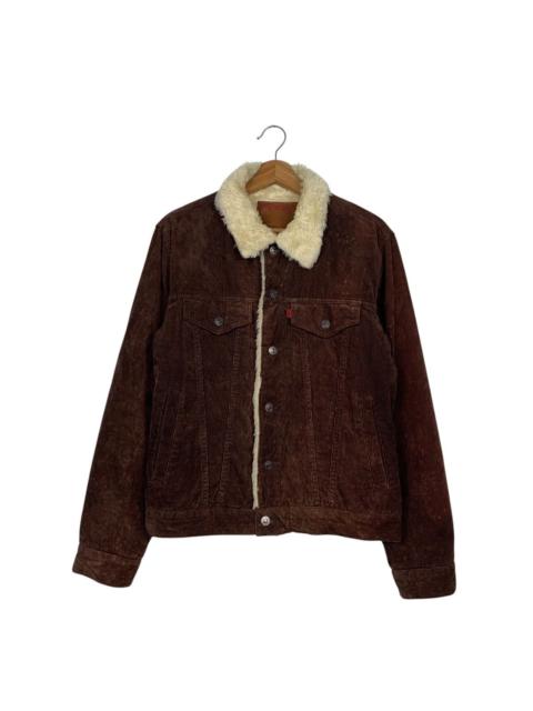 Other Designers Edwin 503 Corduroy Sherpa Trucker Jacket