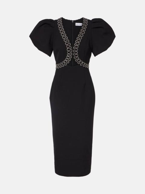 REBECCA VALLANCE Nyx cutout embellished cocktail dress