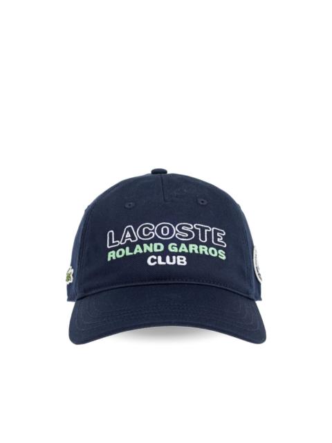 logo-embroidered cap
