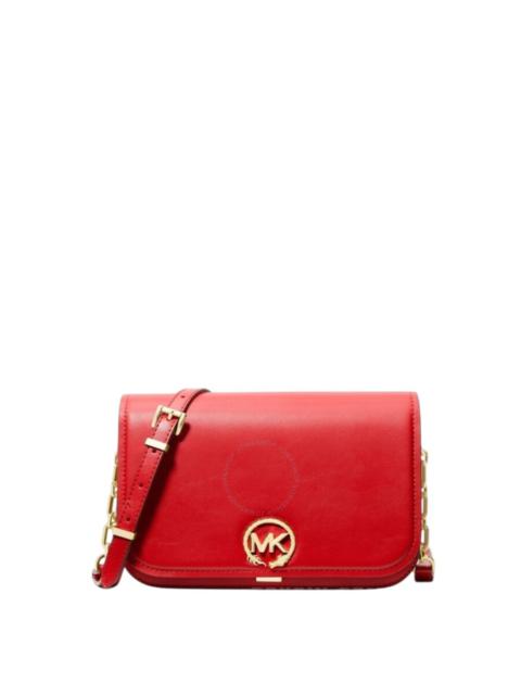 MICHAEL KORS Michael Kors Delancey Medium Leather Messenger Bag