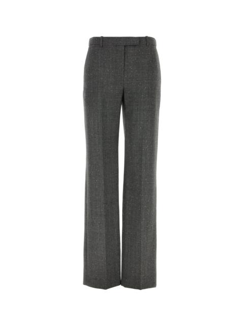 Alexander McQueen Embroidered wool pant