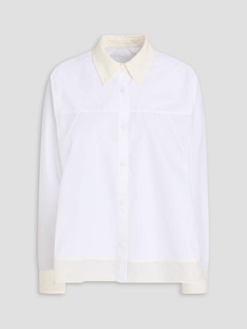 3.1 Phillip Lim Cotton and silk-blend poplin shirt