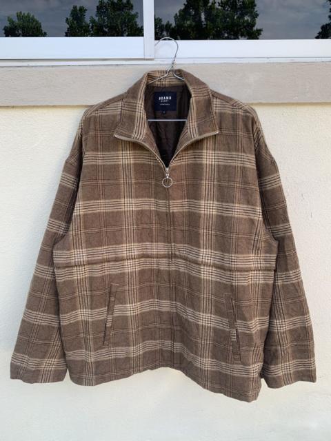 BEAMS PLUS Steals Beams Heart Checkered Style Zipper Jacket