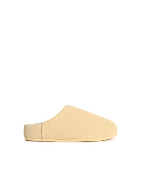 UGG Ugg 'ELEA Slip-on' Cream Leather Slippers