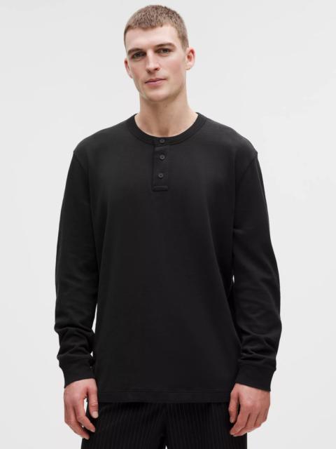 lululemon Slub Cotton-Jersey Long-Sleeve Henley