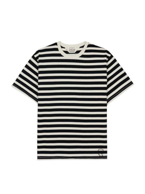 BRAIN DEAD Heavyweight Stripe T-shirt - Black