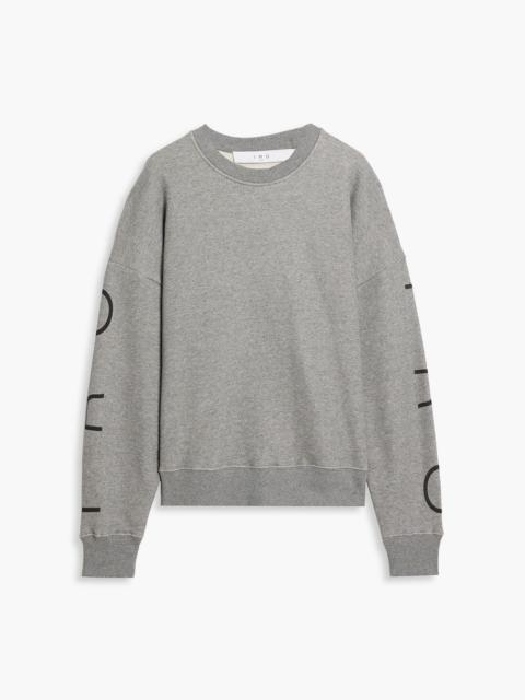 Other Designers Jilly printed French cotton-terry sweatshirt