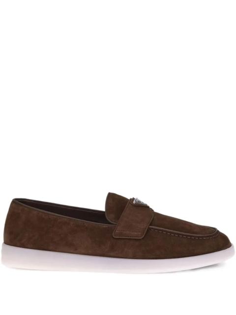 Prada Prada Men Soft Suede Loafers