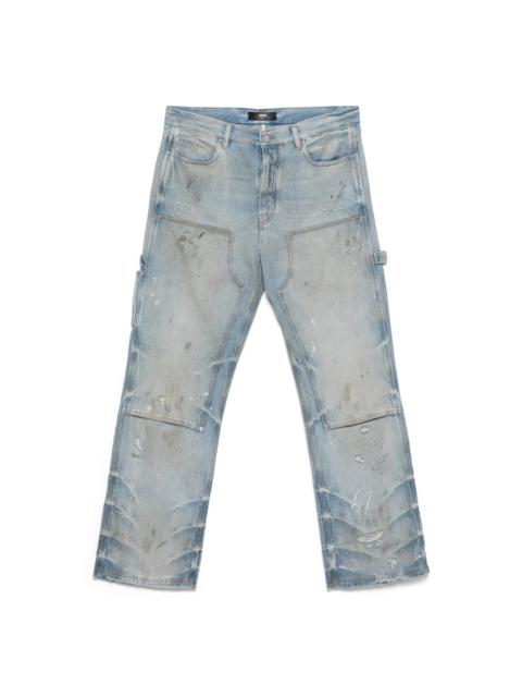 AMIRI Amiri Blue Denim - Regular & Straight-Leg Jeans Men