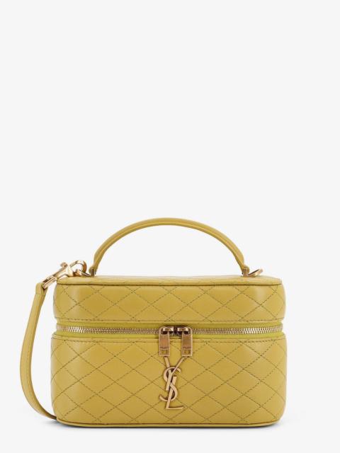SAINT LAURENT Saint Laurent Ysl Mini Gaby Vanity Leather Crossbody  Bag