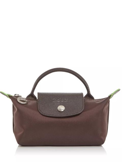 Longchamp Le Pliage Green Mini Pouch