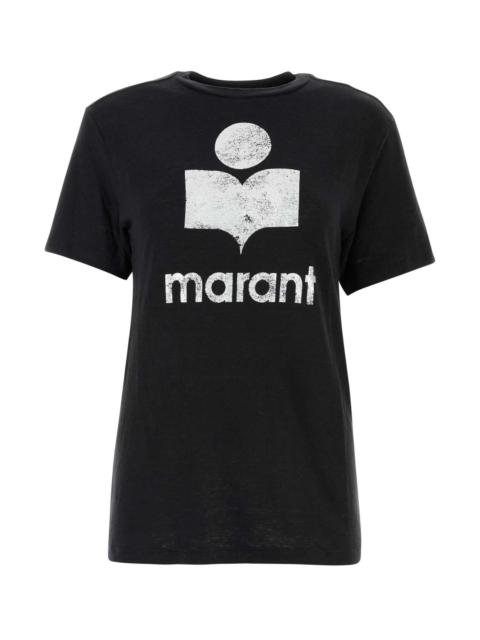 Isabel Marant Étoile Isabel Marant Etoile Women Black Linen Zewel T-Shirt