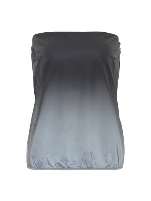 Alexander Wang Reflective Strapless Bubble Top