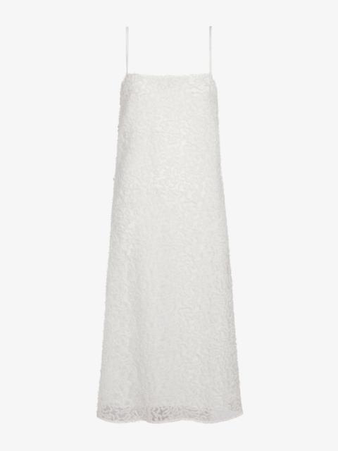 Proenza Schouler Virginie Dress in Fringe Embroidery