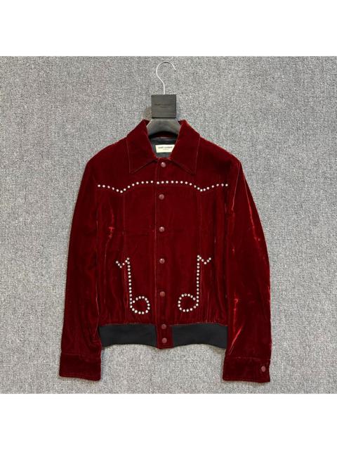 authentic saint laurent slp musical note jacket