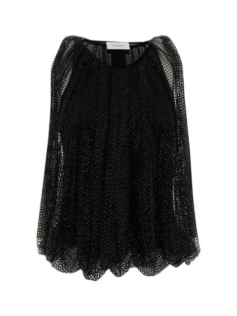 Sportmax Black mesh Nodo top