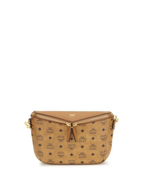 MCM Mcm Men Diamond Vi Lthr Mix Crossbody Sml