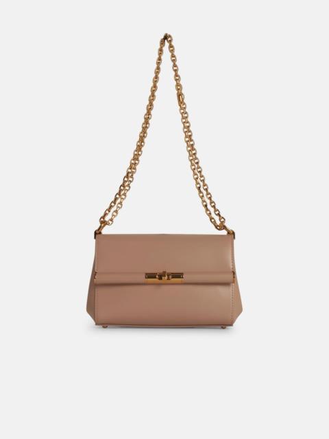 'MARLENE' PINK LEATHER CROSSBODY BAG