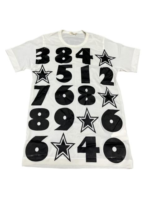 Comme Des Garçons VINTAGE COMME DES GARCONS NYLON BIG NUMBERS LOGO SHIRTS
