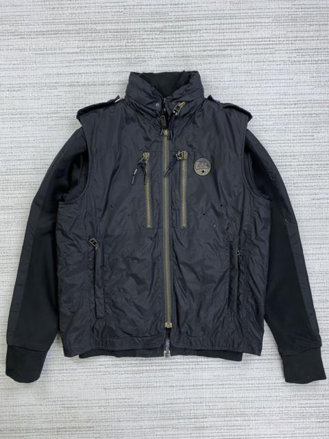 Other Designers Vintage 55DSL Japan Multipocket Hidden Hoodie Jacket