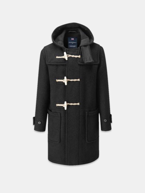 GLOVERALL Men's Original Monty Duffle Coat Black