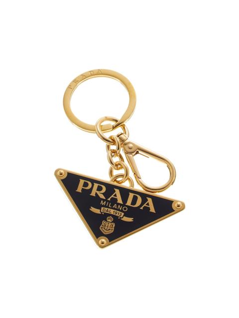 Prada Prada Enameled Triangle Key Ring
