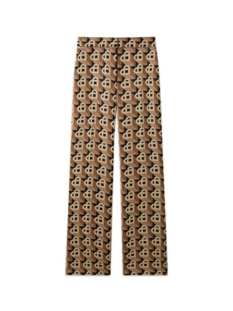 CASABLANCA Heart Jacquard Trousers
