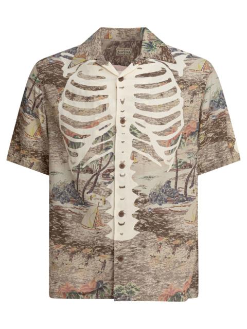 Kapital Kapital Kamekameha Bone Casual Shirt Beige