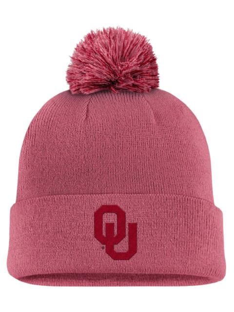 Jordan Jordan Adult Oklahoma Sooners Archaeo Pink Peak Campus Sideline Knit Beanie