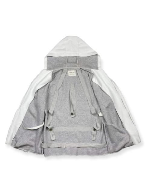 Helmut Lang Archive 1998 Bonded Jersey Hoodie with Bondage Straps