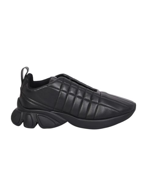 Quilted Leather Sneaker Black
