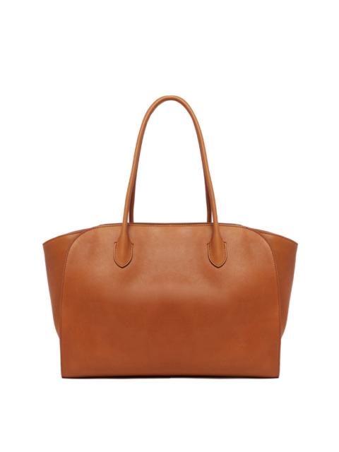 The Row Brown Marlo 14 Leather Bag