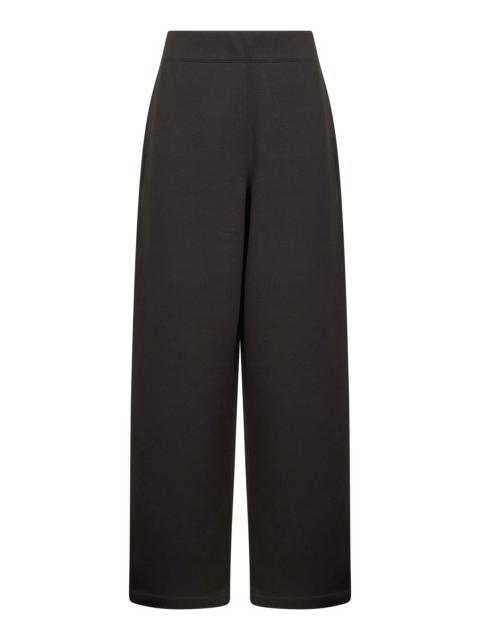 Lemaire Lemaire Women Brown Cotton Fleece Relaxed Large Trousers