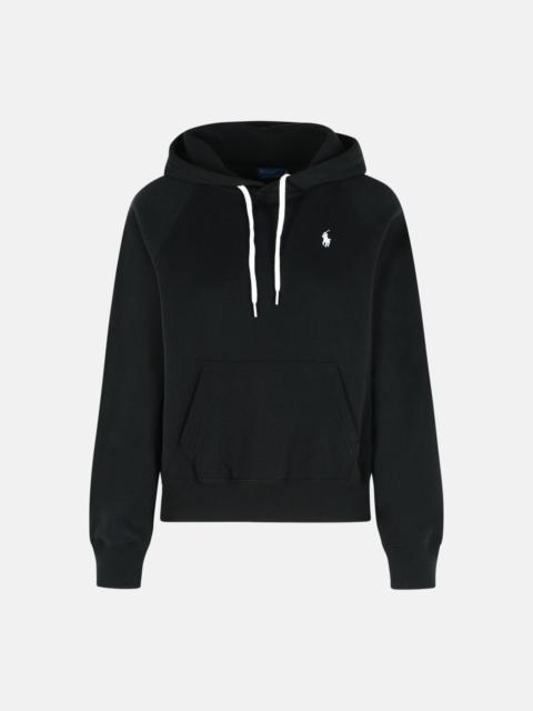 Polo Ralph Lauren BLACK COTTON BLEND SWEATSHIRT