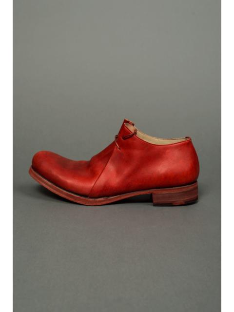 M.A+ NEW NEW Red folded derby shoes SS2012