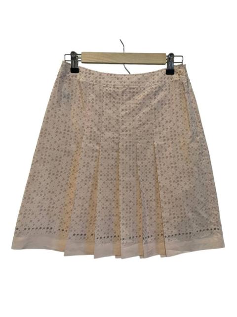 Calvin Klein Pink Y2K Atomic Silk Pleated Mini Skirt Size 2