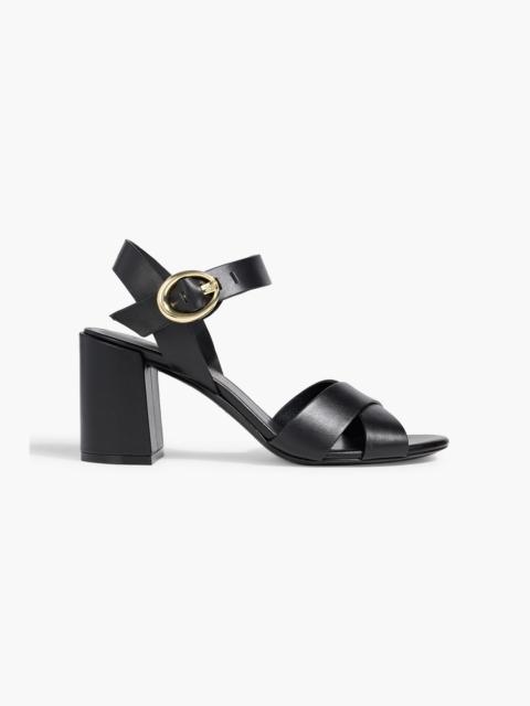 Stuart Weitzman Benni 75 leather sandals