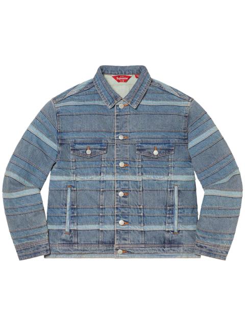 Supreme Supreme Layered Denim Trucker Jacket 'Washed Blue'