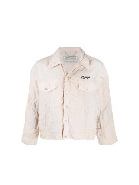Off-White Off-White Logo Windbreaker Bomber Jacket Men