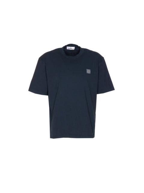 Stone Island Stone Island Men Compass Patch Logo T-Shirt