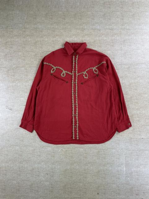 Other Designers Beauty Beast × Japanese Brand × Vintage - VINTAGE HIPS CLUB Western Style Button Ups Shirt