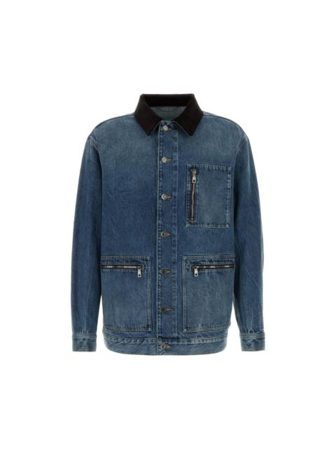 Dolce & Gabbana DOLCE & GABBANA Denim Jacket New & Authentic (Men's size:L;)