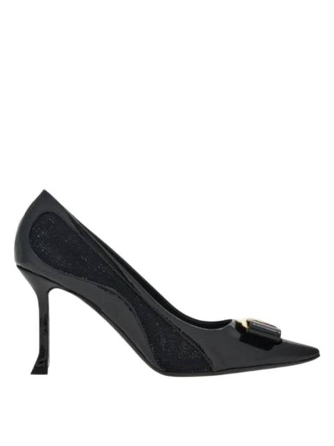 FERRAGAMO Ferragamo New Vara Mesh Insert Pumps, Size 4.5 D
