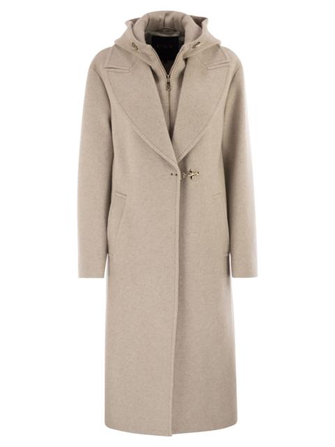 Other Designers Fay Women Double Front Wool Jersey Coat