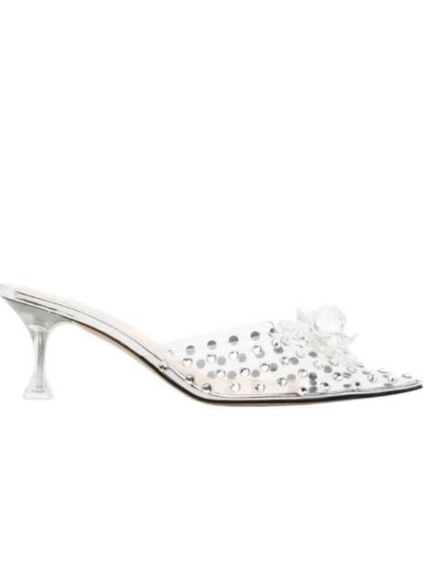 MACH & MACH Little Crystal Glass Mules