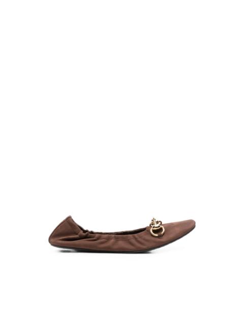 GUCCI Gucci Brown Ballet Flats Women