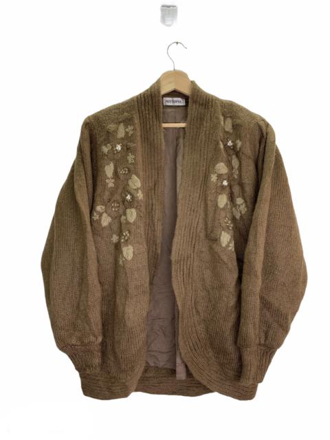 Other Designers Vintage - Vintage JapaneseBrand Mohair Wool Cardigan Button less